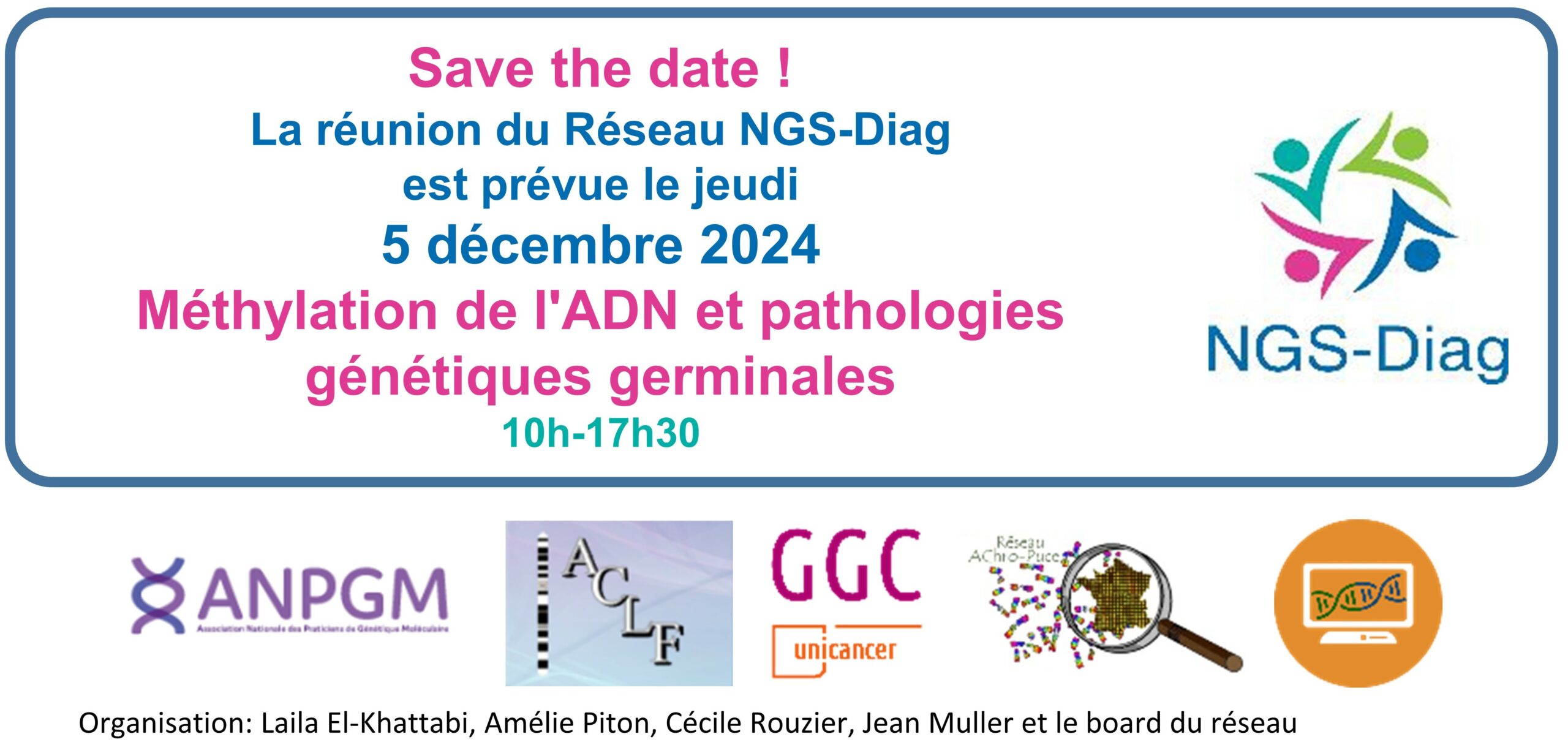 SaveTheDate 6emeJournéeNGSDiag 2024